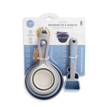 Core Kitchen 8pc Collapsible Measuring Cup Set - ANC/CDS/FR/BLZ 49265